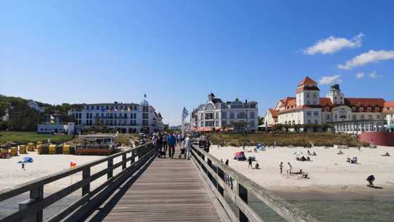 Storm at Baltic beauty spot over Germany's gas plans