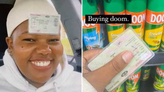 Driver's licence: Eastern Cape woman celebrates passing her driving test with funny pictures on Twitter