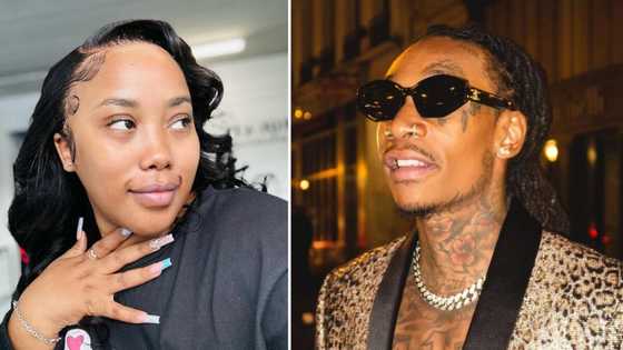 Wiz Khalifa jams to Khanyisa Jaceni's amapiano song, Mzansi music lovers impressed "It's a hit mntase"