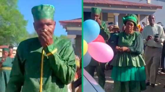 Daughter surprises dad with fully-paid Mazda double cab bakkie, melts hearts in Mzansi