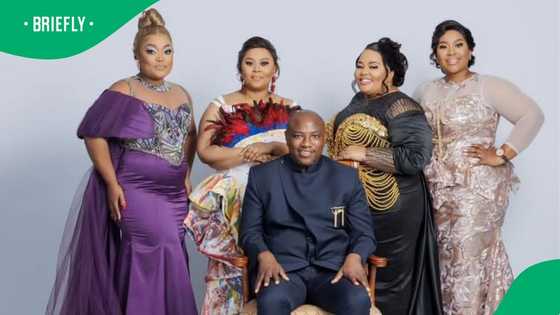 Musa Mseleku shares sweet throwback picture with three of his five wives