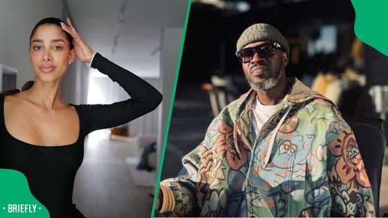 Black Coffee's bae impresses South Africans after speaking a local language in viral video