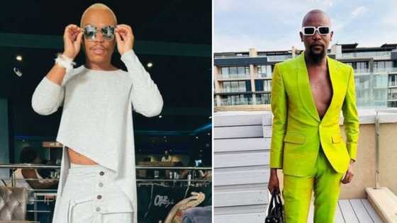 Somizi Mhlongo, Moshe Ndiki and 'Uzalo's Njeza go on cosy outing, Mzansi reacts to their lit friendship