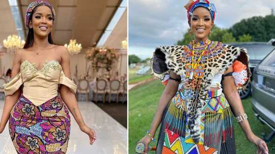 "What a dress, what a culture": Babe slays in traditional attire, impresses SA