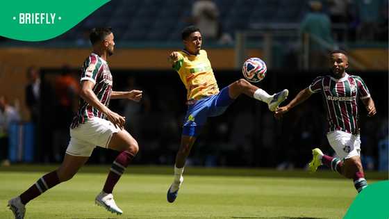 Sundowns bigwig drenched as fans chant for Pitso after Al-Hilal draw