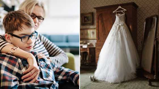 Mother who let son wear wedding dress to school protest gets critised by her own parents and many others