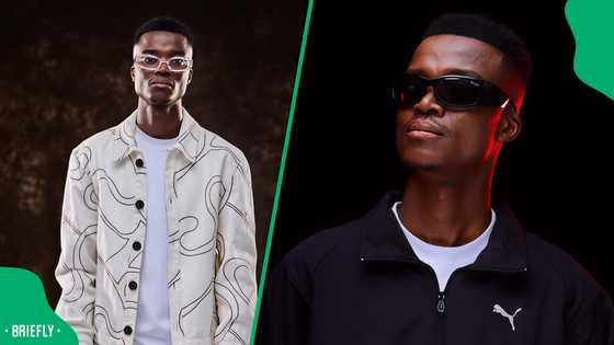 Mzansi reacts to picture of Lekompo star King Monada and his wives: "He doesn't have a type"