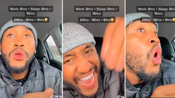 Funny video of man trying to figure out where 8 hours “free time” goes has Mzansi peeps blaming ANC