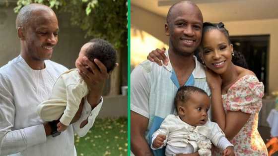 Pysfo and wife Aamirah Ngwenya do Xhosa imbeleko for son, traditional practice gets mixed reactions