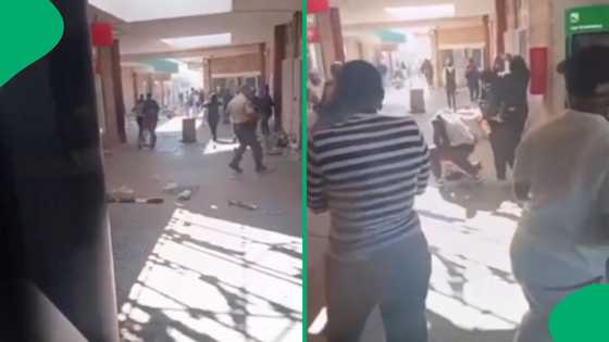 "What about SAPS": SA at a loss after seeing men carrying weapons to protect businesses from looters