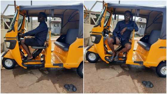 You Can Make More Than a Bank Manager: Mini Taxi Driver Shows Off Hustle