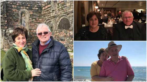 Love at last: Elderly pair meet in the middle of the ocean, get married