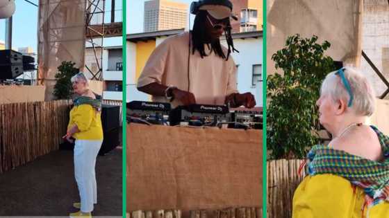 Elderly gogo dances with infectious joy at DJ's event in TikTok video, SA shows her love