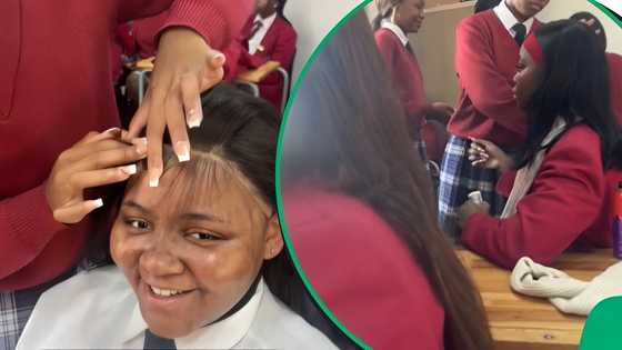 "Girls hate each other": Baddies support each other on picture day at school