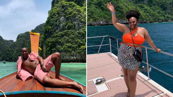 Happy couple celebrate back-to-back birthdays in a lush Thai getaway, leave Mzansi in their feels