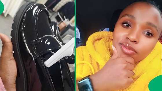 "I'm a tiny adult": Mzansi woman scores stylish loafer shoes from Foschini's kids section