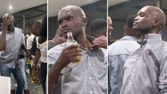 Video of happy man having time of his life at groove has SA cracking jokes: "His ancestors watching"