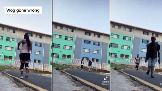 Mysterious man snatches phone while woman jogs, Mzansi is sceptical but laughs out loud anyway