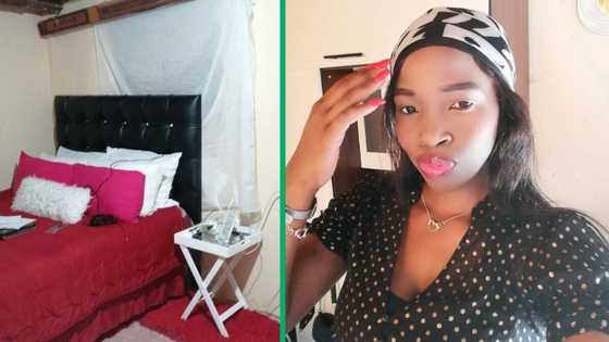 Lady ditches abusive relationship, shows off home she created in 3 months