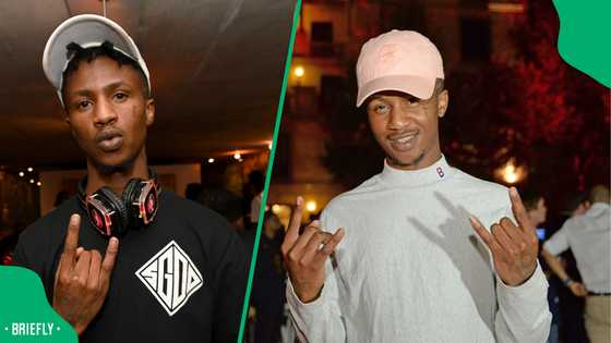 Photo: A loyal fan tattoos award-winning rapper Emtee's face on his arm