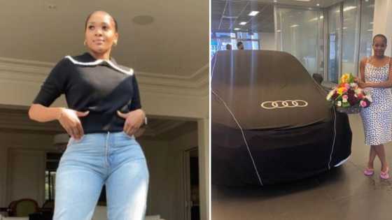 Mzansi woman unveils gorgeous Audi in video on social media, leaves peeps drooling over the lit German machine
