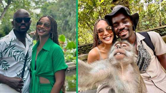Inside Musa Mthombeni and Liesl Laurie's Bali getaway, from breathtaking sea views to selfies with monkies