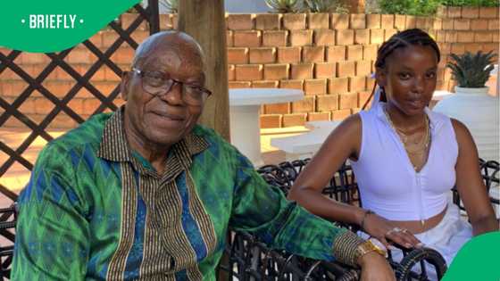 Jacob Zuma’s granddaughter shows off his sweet side in a now-viral TikTok dance trend