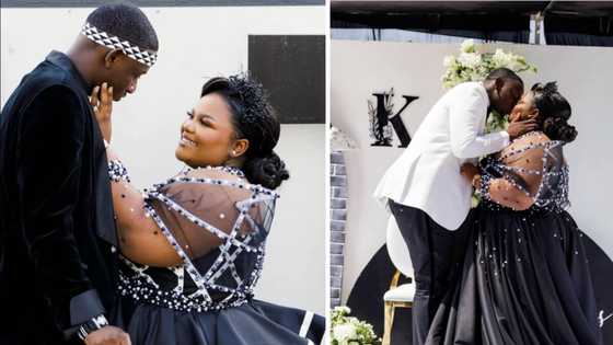 Woman gets hitched to best friend at glamorous wedding, Mzansi adores the gorgeous snaps: "Beyond Beautiful"