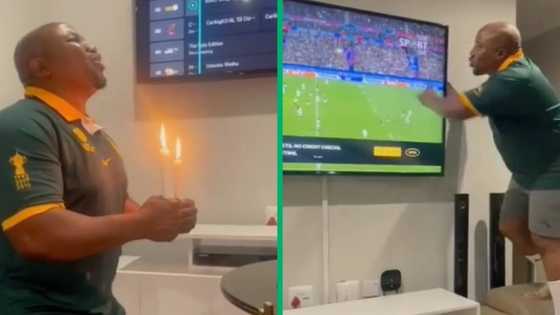 TikTok star KabeloGP says Afrikaans prayer for Springboks during England game, video leaves SA lol