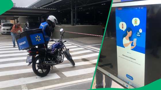 South African shares price difference between Walmart app to popular grocery delivery service in TikTok post