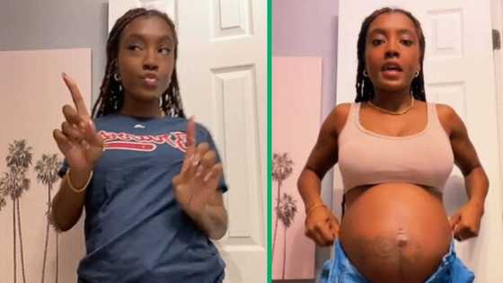 Pregnant woman captures baby rotating from breach position in belly, TikTok video of rare moment fascinates SA