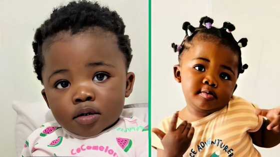 Mom asks the little girl to sing a church song, but she sings groove music instead in a TikTok video