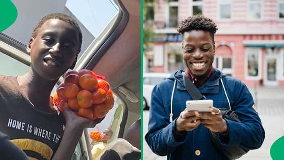 Cape Town hustler finds creative way to sell his fruit, netizens stan: "Yes maan boy"