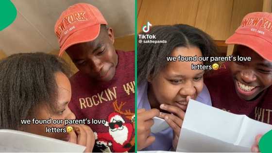 2 Siblings find their parents' old love letters in funny TikTok video