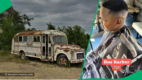 "May the lord bless the work of his hands": Hustler converts old school bus into barbershop