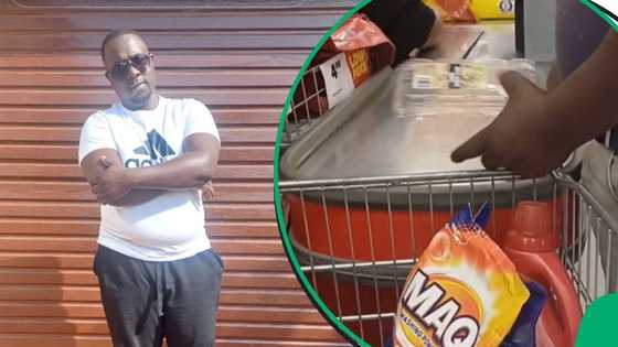 "I don't know why I go grocery shopping without eating": Man eats Shoprite food before paying