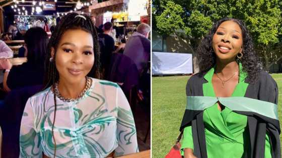 Gorgeous woman celebrates completing her doctorate with 5 distinctions: Mzansi showers the babe with praise