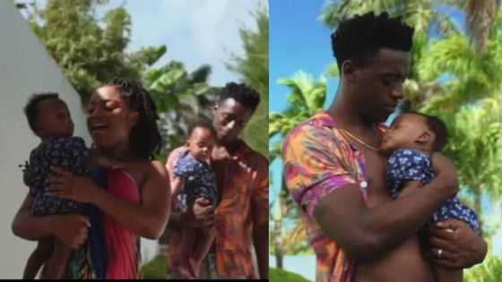 Romain Virgo unveils his twin babies' faces in heartwarming song