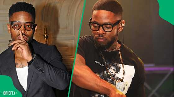 Prince Kaybee "cheats" son in hilarious video, SA laughs: "He could’ve won, you cheated"