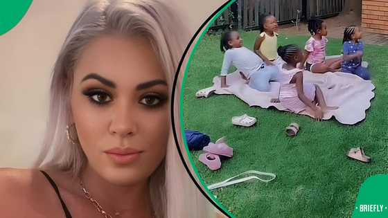 “This video is too cute”: Woman’s sweet gesture to little girls touches Mzansi, SA raves