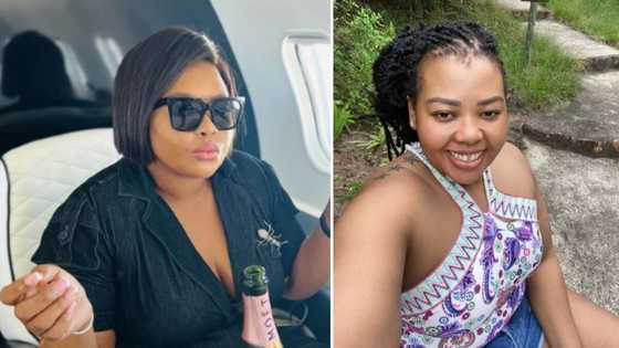 Anele Mdoda sparks heated debate about TVs in bedrooms after showing love to follower living in a shack