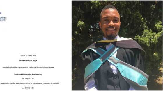 Young man celebrated on social media after bagging PhD in engineering