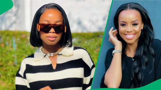 Actress Ntando Duma shows off her newborn baby on Instagram story