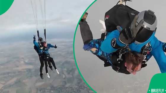 "It's a circle!": Skydivers capture the real shape of a rainbow that has Mzansi shook
