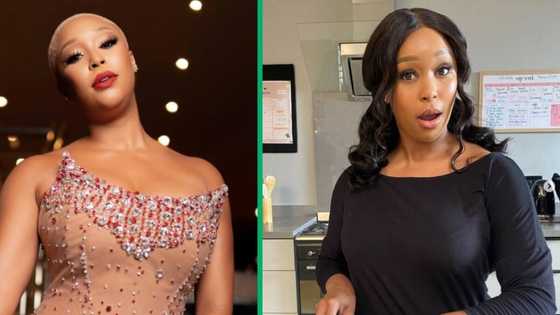 Minnie Dlamini confuses fans after using cosmetic surgery filter: "She looks like Tebogo Thobejane"