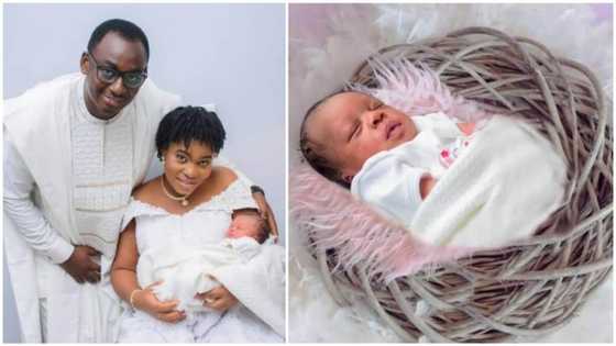 Sweet couple welcomes baby girl after 12 years trying to conceive