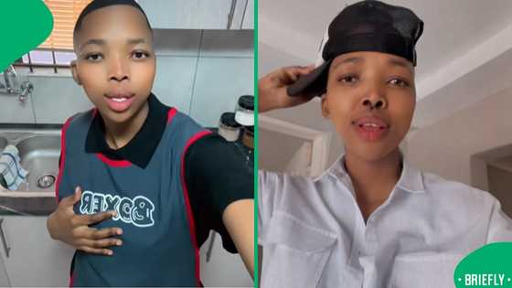A young graduate posted a TikTok of herself working at a supermarket in her gown after her ceremony