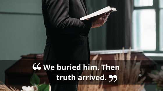 At My Father's Funeral, a Woman Handed Me a Note and Said, "Read This After They Lower the Coffin"