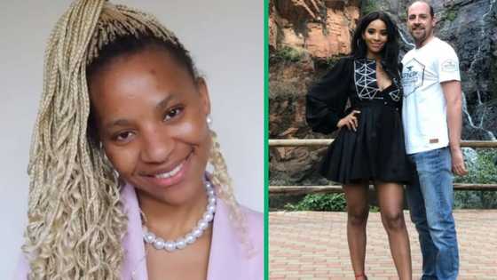 Couple's then-and-now photos on TikTok amaze Mzansi with story of meeting online, getting married