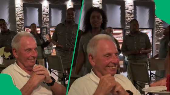 "Spur staff is worried right now": Hotel staff sing South African version of Happy birthday for man in video